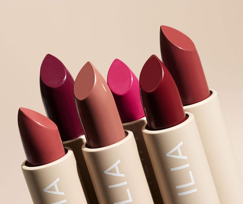 ILIA - Natural Color Block High Impact Lipstick | Non-Toxic, Vegan, Cruelty-Free, Clean Makeup (Rosewood (Soft Oxblood)) - BeesActive Australia
