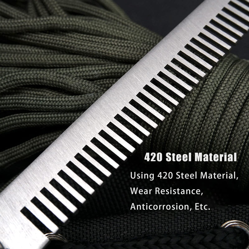 Foldable Pocket Comb, Stainless Steel Switchblade Comb Spring Jump Brush Switchblade Spring Pocket Oil Hair Comb Oil Hair Comb for Scalp Hair or Beard (Black) Black - BeesActive Australia