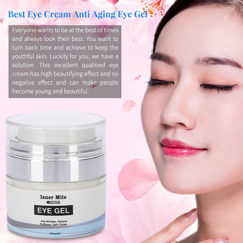 Anti Aging Eye Gel for Puffiness, Dark Circles, Dry Eyes, Wrinkles and Bags Moisturizing Serum Natural Cream with Hyaluronic Acid Peptides - BeesActive Australia