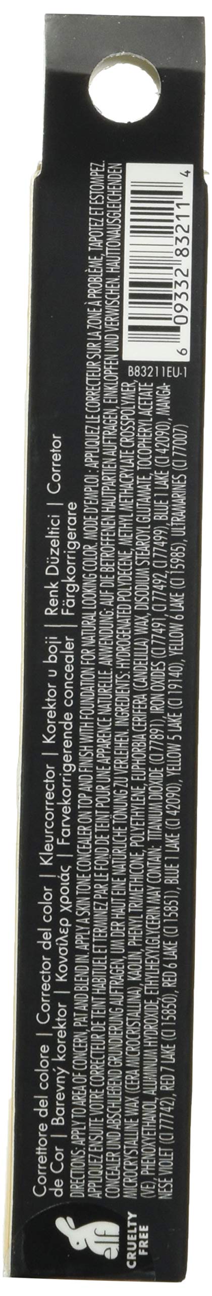 E.L.F. Cosmetics Color Correcting Stick Correct Dark Circles for Light Skin Tone, 0.11 Ounce 0.11 Ounce (Pack of 1) - BeesActive Australia