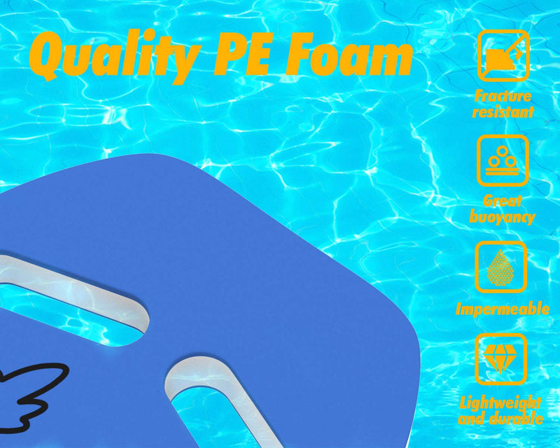 MoKo Swim Kickboard, Cartoon Swimming Training Kick Board Pool Exercise Equipment Promote Natural Swimming Position Water Fun Tool for Kids Blue - BeesActive Australia