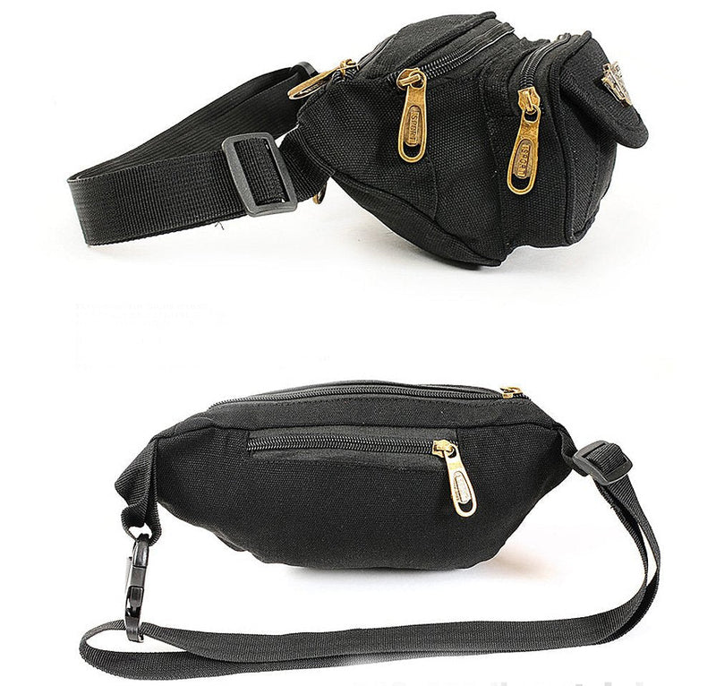 K-Martins Running Fanny Pack Waist Bag Pack Bum Bag Hip Pack Belt Bag Black - BeesActive Australia