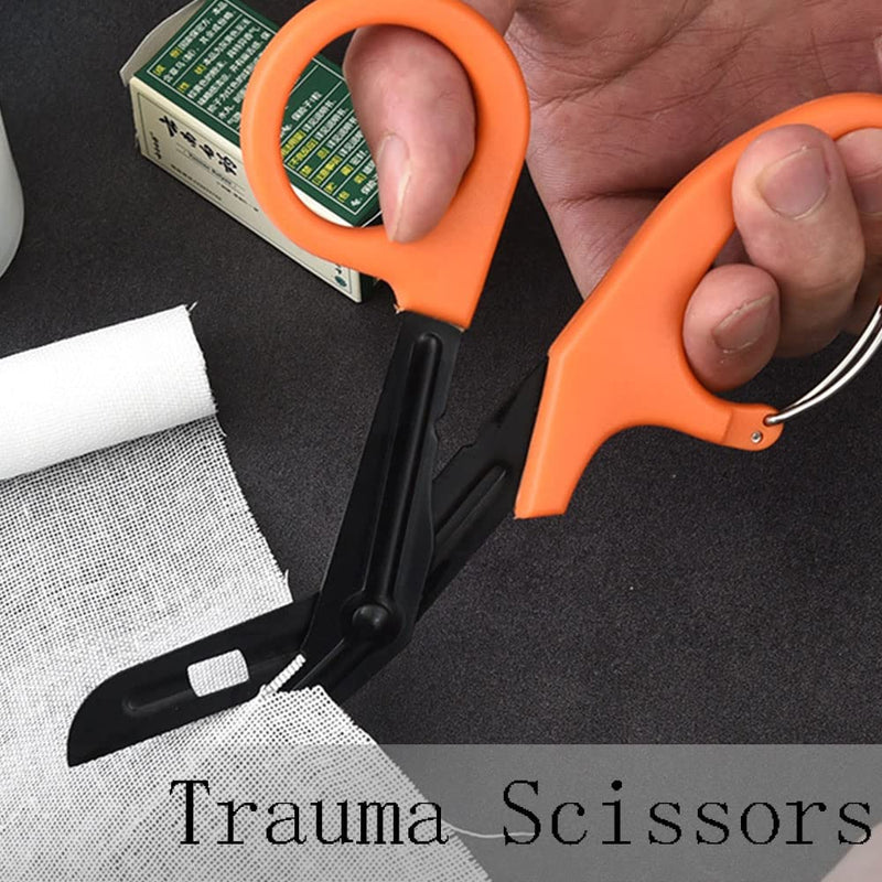 2 Pcs Trauma Scissors Bandage Scissors Utility Bandage Fire Rescue Cut Scissor for Nurses Emergency Room First Aid Scissors - BeesActive Australia