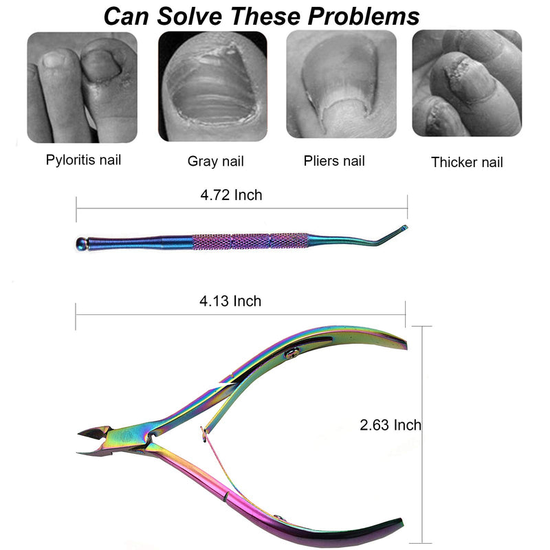 Ingrown Toenails Tool, Nail Cutter Ingrown Toenail Treatment Nail Tip Cutter, Nail Cutter Pedicure Tool Foot Care, Stainless Steel Ingrown Toenail Tool - BeesActive Australia