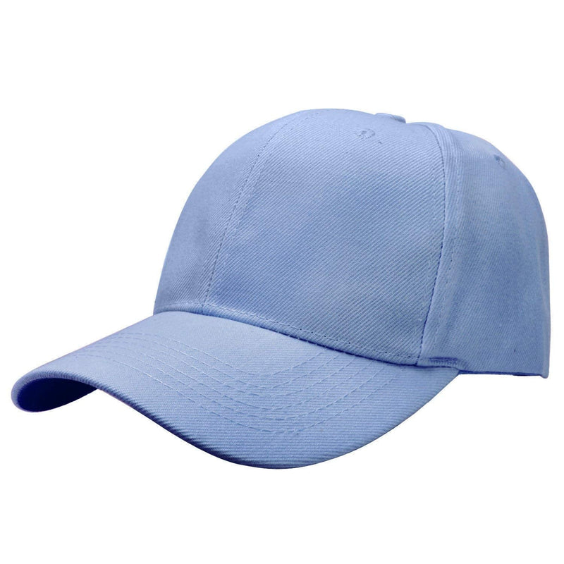 2pcs Baseball Cap for Men Women Adjustable Size for Outdoor Activities Sky Blue/Sky Blue - BeesActive Australia