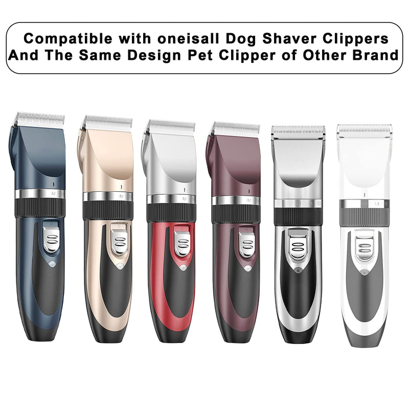 Audoc Dog Grooming Clipper Replacement Blades Compatible with ONEISALL Pet Clippers，Low Noise Dog Clipper，Made of Stainless Steel Pet Clipper Blade Black - BeesActive Australia