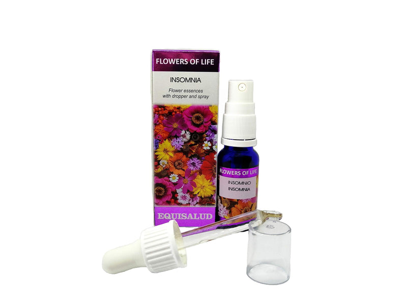 Flowers of Life - Insomnia - Certified Organic Natural Flower Remedy 15ml Dropper and Spray - BeesActive Australia