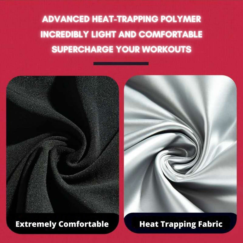 NANOHERTZ Sauna Sweat Shapewear Shorts Pants Thigh Workout Suit Waist Trainer Weight Loss Sweatsuit Exercise Fitness Women Small Above Knee Shorts - BeesActive Australia