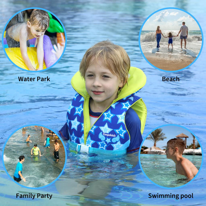 OldPAPA Kids Swim Vest- Swimming Vest for Child with Adjustable Safety Strap, Suitable for 50-90lbs pink X-Small - BeesActive Australia