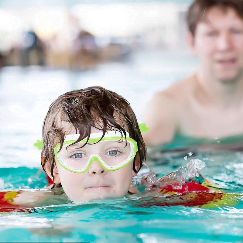 KAILIMENG Swimming Goggles for Kids - 4 Pack Kids Swim Goggles for Toddlers Youth Child Age 4 to 15, No Leaking, Large Frame, Clear & Wide View, Anti-Fog & UV Protection - BeesActive Australia