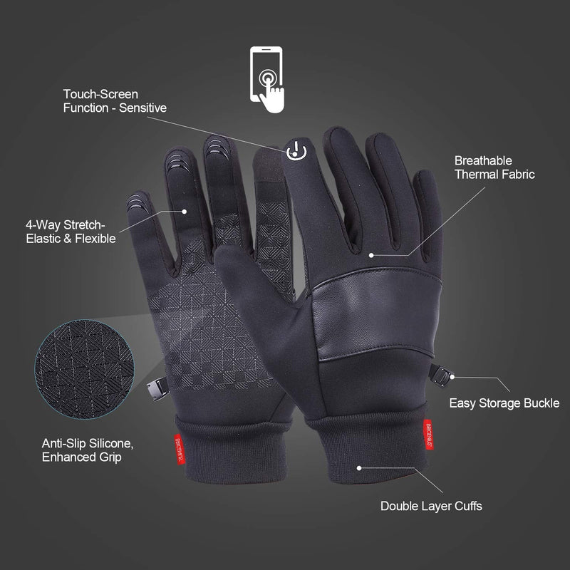 BRIGENIUS Winter Gloves for Men Women Large - BeesActive Australia