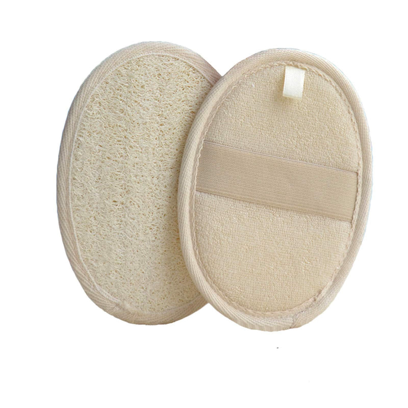 Loofahs Exfoliating Loofah Back Scrubber for Shower, Double Side Scrubbing Strap Body Bath Sponge with a Loofahs pad - BeesActive Australia