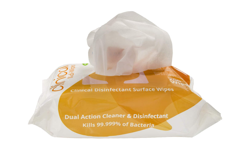 Uniwipe Clinical Midi-Wipes, Antibacterial, Sanitising, Kills 99.999% of Germs, 200 Count - BeesActive Australia