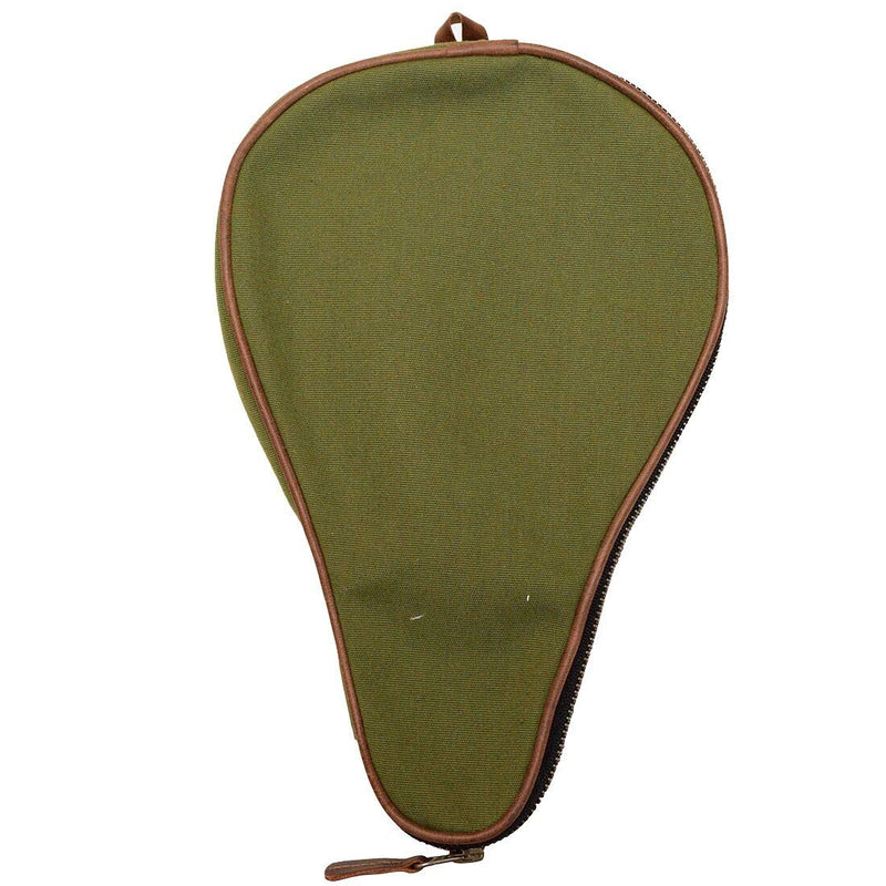 [AUSTRALIA] - Hide & Drink, Water Resistant Canvas Ping Pong Paddle Case/Professional/Table Tennis/Bag/Protector/Pouch/Travel, Handmade Includes 101 Year Warranty :: Olive 