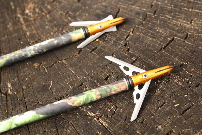 RAGE Crossbow X, 2-Blade Archery Arrow Broadhead 100 Grain - BeesActive Australia