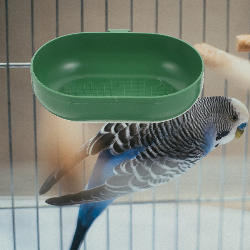 POPETPOP 2pcs Birds Bath Tub Parrot Bathtub Bird Bath Bowl Bird Shower Sink Cage Accessories for Parakeet Budgie Cockatiel Love Birds (Green) - BeesActive Australia