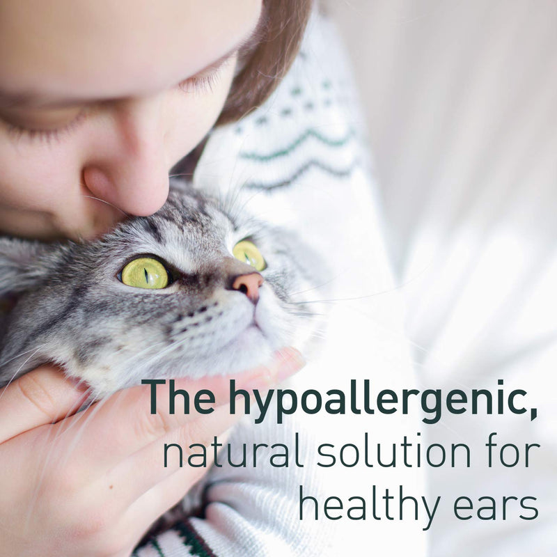 HYPONIC Premium No-Sting Hinoki Cypress Ear Cleaner (for All Cats 4.06 oz) - Cat Ear Cleaning Solution, Cleans and Removes Odors - BeesActive Australia