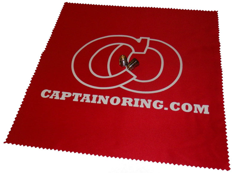 [AUSTRALIA] - Captain O-Ring HPA Burst Disk 5k - 2 Pack (Compressed Air Tank Paintball) [Bonus CO Microfiber Cloth] 