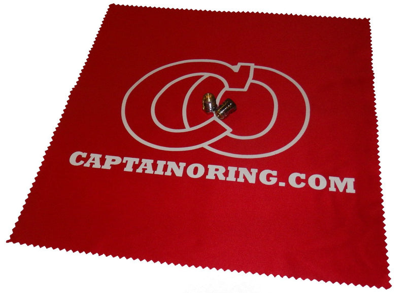 [AUSTRALIA] - Captain O-Ring HPA Burst Disk 1.8k - 2 Pack (Compressed Air Tank Paintball) [Bonus CO Microfiber Cloth] 