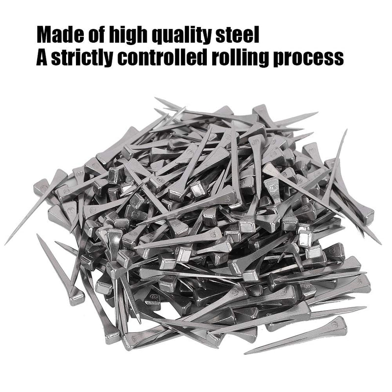 Weohoviy 250pcs Horseshoe Nail, Horseshoe Nails E3 Equestrian Sport Equipment for Horse Steel Nails - BeesActive Australia