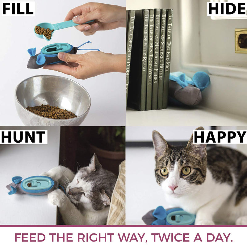 Doc & Phoebe's Hunting Snacker for Cats - Interactive Cat Toy for Indoor Cats - for Cats who Love to Hunt - BeesActive Australia