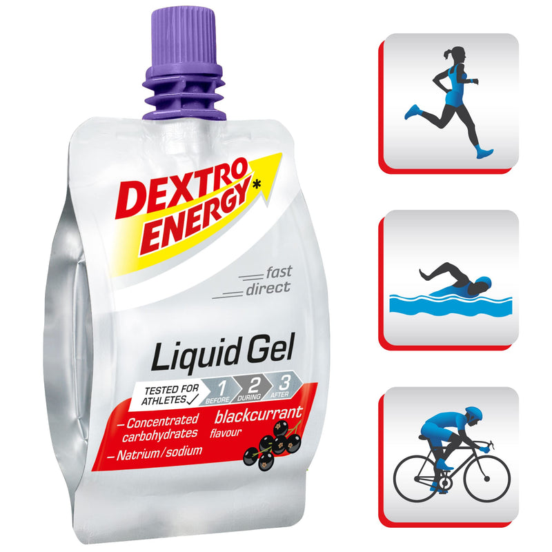 Dextro Energy Gel 6 Pack Blackcurrant - BeesActive Australia