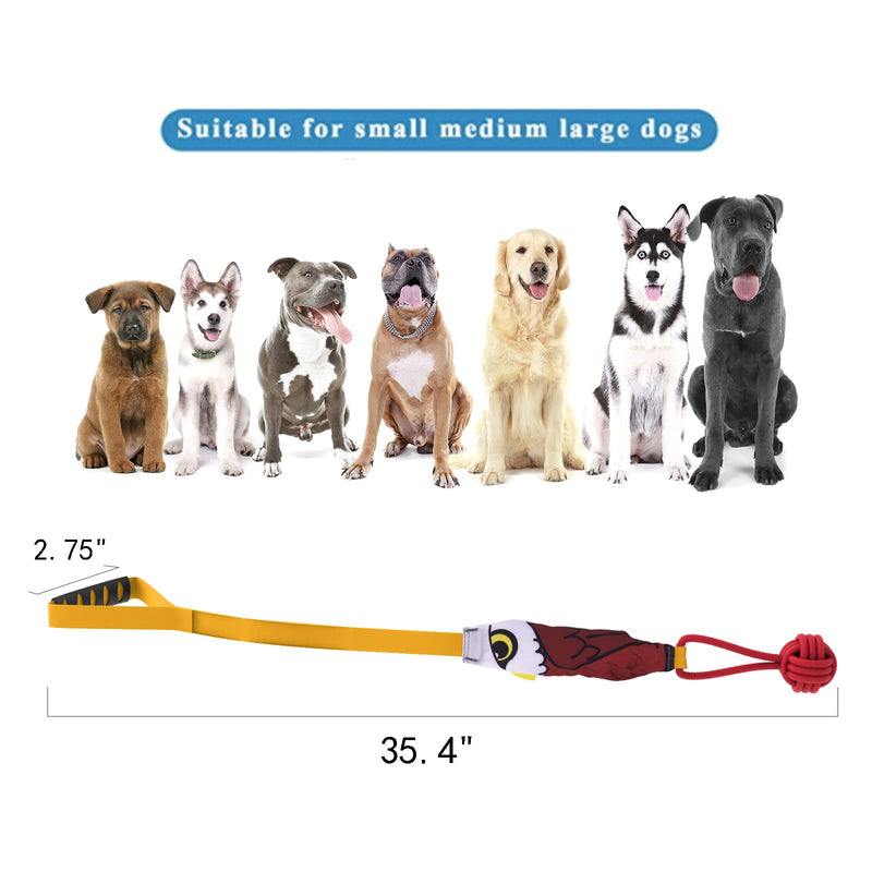 Yizocenguo Dog Rope Toys, Dog Chew Toys for Aggressive chewers,Tug of war Dog Toy, Dog Squeaky Toys, Tough Durable Pull Toys for Small Dogs (Eagle) - BeesActive Australia