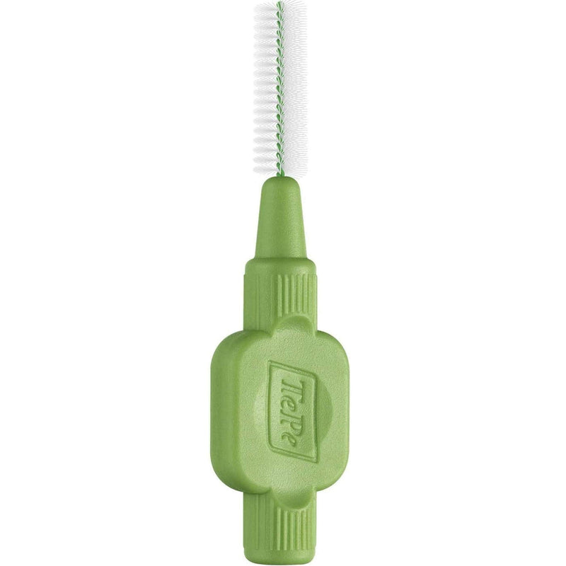 Green TePe Interdental Brushes 0.8 mm - 5 Packets of 8 (40 Brushes) by Tepe - BeesActive Australia