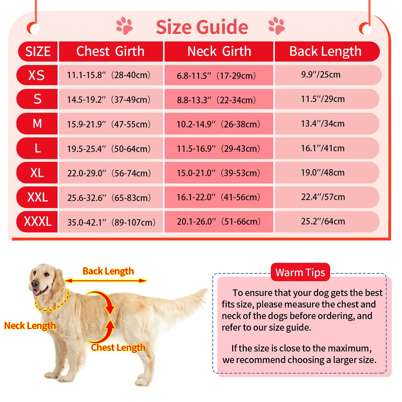 Malier Dog Winter Coat, Classic Plaid Windproof Dog Warm Coat Dog Snow Jacket with Pocket, Cold Weather Dog Winter Clothes Dog Apparel for Small Medium and Large Dogs Red - BeesActive Australia