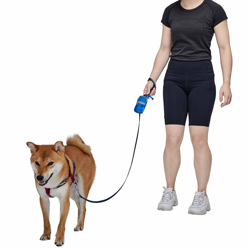 Blueberry Style 7 Colors Dog Poop Bag Dispenser for Any Leash Harness, 1 Free Roll of Waste Bag Included One Size 1 Pack Dispenser - Blue - BeesActive Australia