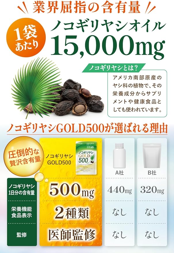 Saw Palmetto Supplement 1 bag 15000mg 60 tablets 30 days supply 2 tablets a day 500mg Zinc Vitamin E Food with nutritive function Made in Japan - BeesActive Australia