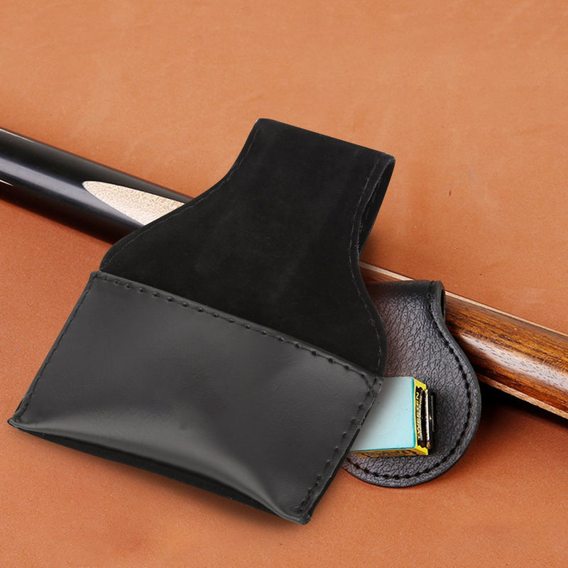 [AUSTRALIA] - Dilwe Billiard Chalk Holder Snooker Billiards Chalk Bag Portable PU Pouch Bag 