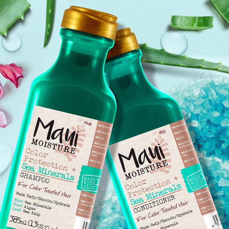 Maui Moisture Vegan Sea Minerals Colour Aloe Vera Conditioner for Coloured Hair and for Blonde Hair 385 ml - BeesActive Australia