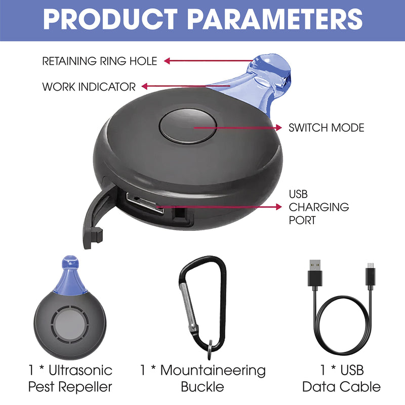 always88 Ultrasonic, Natural, Chemical-Free Tick and Flea Repeller - Flea and Tick Treatment for Dogs - Ultrasonic Flea and Tick Repeller for Dogs and Cats - BeesActive Australia
