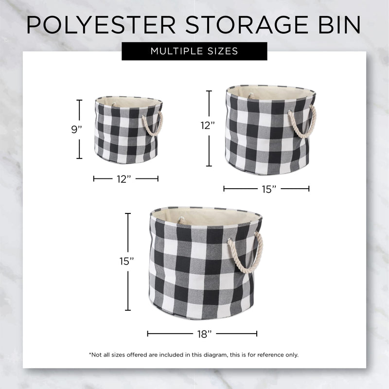 Bone Dry Pet Storage Collection Striped Paw Patch Bin, Small Round, Gray - BeesActive Australia