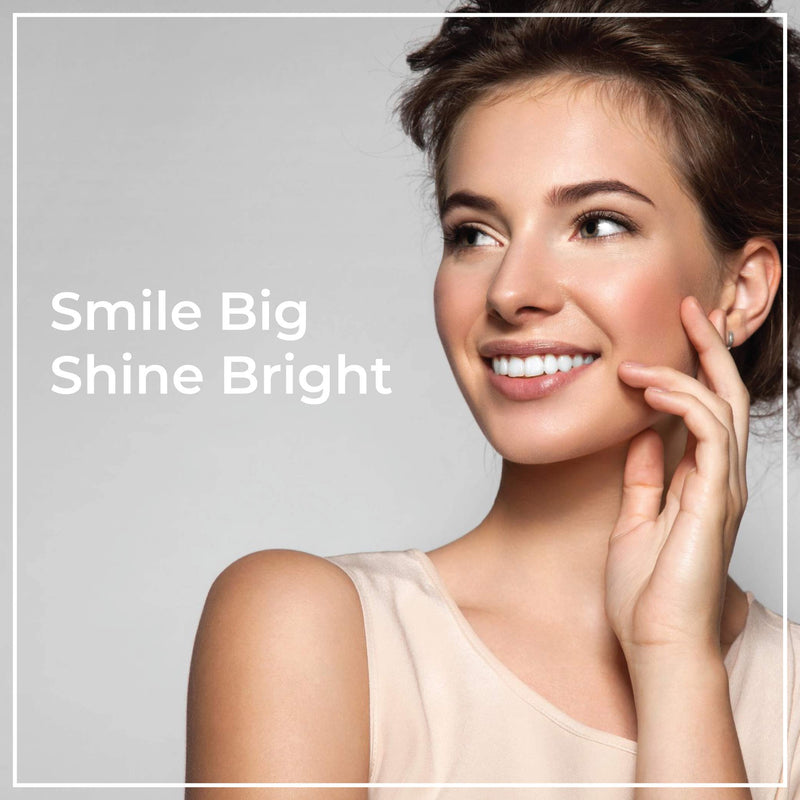 White Luxe Professional Teeth Whitening Kit for Sensitive Teeth with 2 Mode LED Mouthpiece - Peroxide Free & Vegan - Home Teeth Whitening Gift Box - BeesActive Australia
