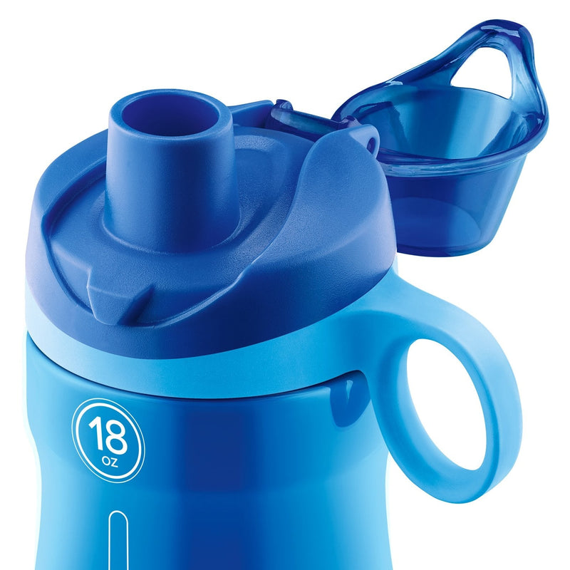 Pogo BPA-Free Plastic Water Bottle with Chug Lid 18 Oz Blue - BeesActive Australia