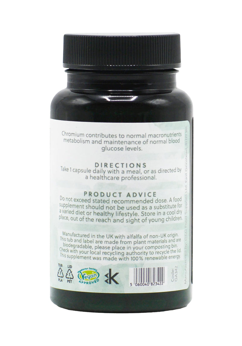 Chromium Picolinate | 200�g of Chromium Picolinate per Capsule | 60 Vegan Capsules | G&G Vitamins - BeesActive Australia