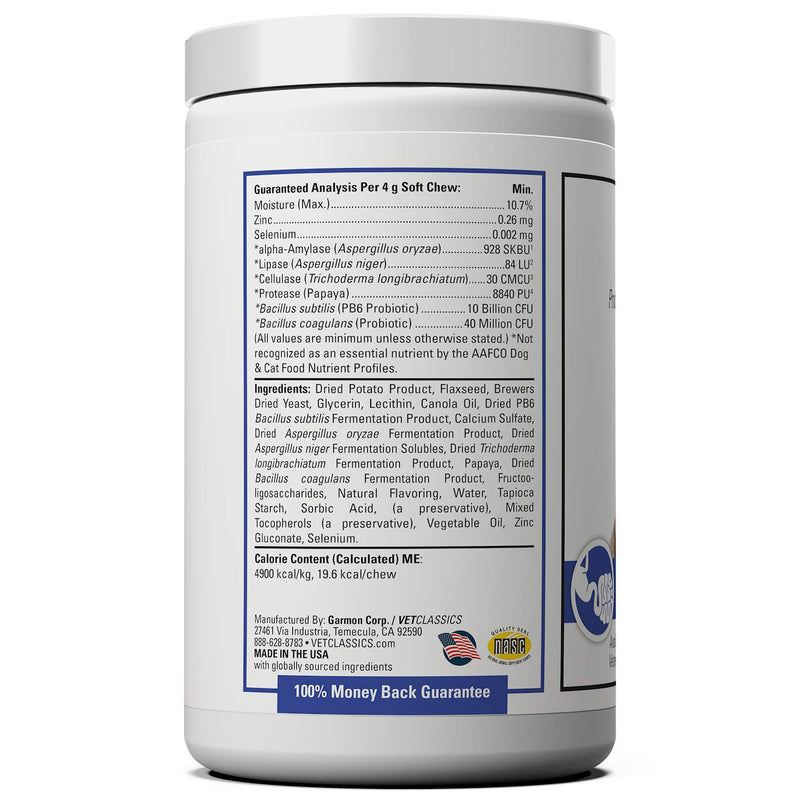 Vet Classics Protegrity GI Probiotics for Dogs & Cats for Stool Quality & Gastrointestinal Health, Supports GI Health in Stressed & Imbalanced 45 Soft Chews - BeesActive Australia