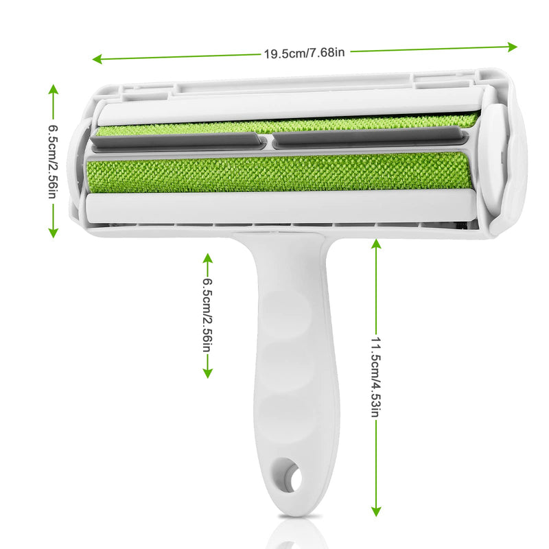Pet Hair Remover Roller, Reusable Cat and Dog Hair Removal Brush, Easy to Self Clean, Pet Animal Fur Removal Tool for Laundry, Sofa, Carpet, Furniture, Clothes, Bedding, Car Seat - BeesActive Australia