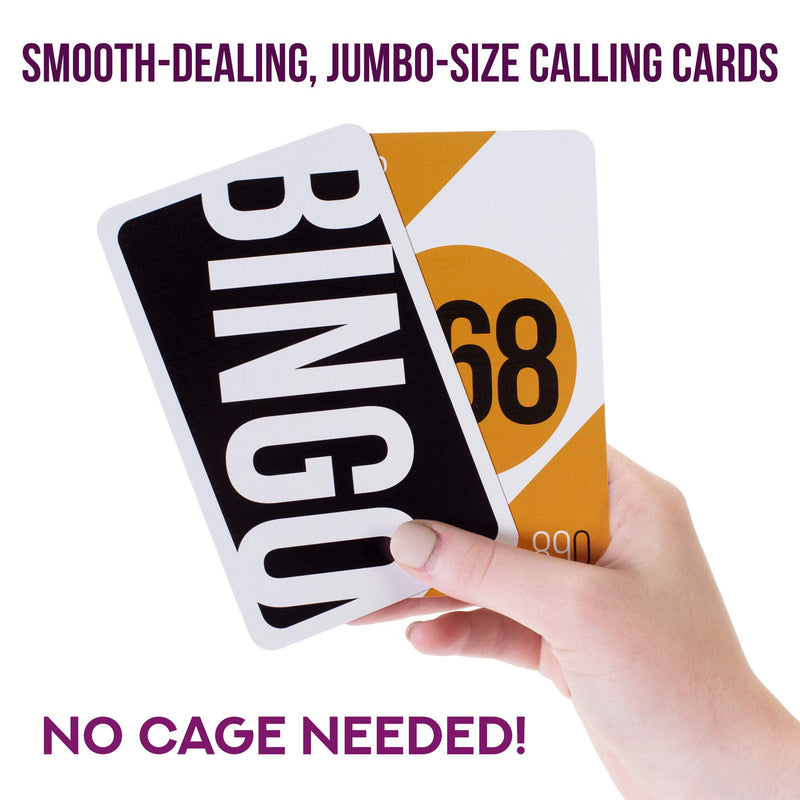 [AUSTRALIA] - Royal Bingo Supplies Jumbo 5.25" x 3.25" Bingo Calling Cards, Pack of 84 