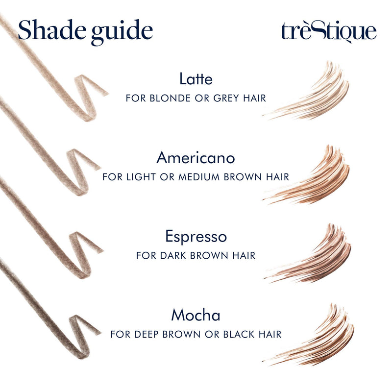 treStiQue Brow Pencil with Brow Gel, Eye Brow Pencil and Brow Gel, Brow Definer Pencil and Tinted Eyebrow Gel for Brows, Eyebrow Makeup Americano - BeesActive Australia