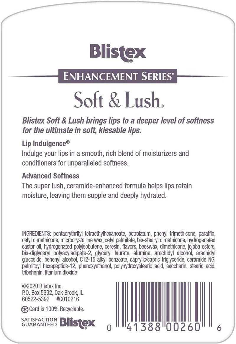 Blistex Soft & Lush Lip Balm, 0.13 oz (Pack of 4) - BeesActive Australia