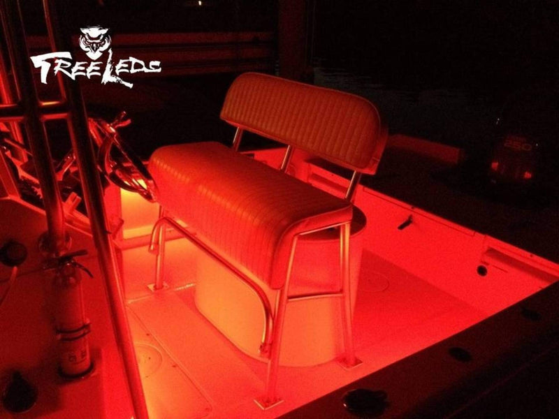 [AUSTRALIA] - Tree Leds Interior Boat Light Marine Strip Utility LED Deck Lights for Boats 12 Volts (Pack of 2) Red 