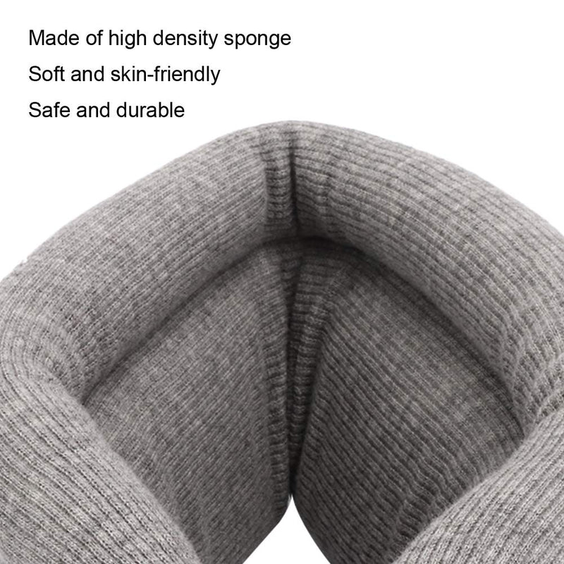 Neck Brace,Cervical Vertebra Traction Device Breathable Correction Neck Brace Fixing Strap Support(grey) Gray - BeesActive Australia