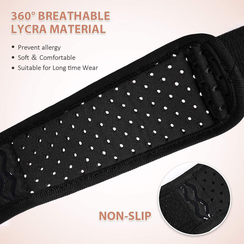 Tenbon Hernia Belt for Men and Women Flexible Adjustable Hernia Belt Hernia Support Pain Relief with 2 Removable Compression Pads (M) - BeesActive Australia