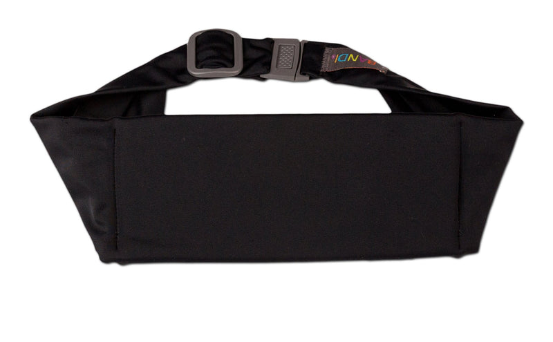 [AUSTRALIA] - Bandi Kids Pocket Belt for Medical, Sports, Play, Comfortable Adjustable Fit Black Solid 