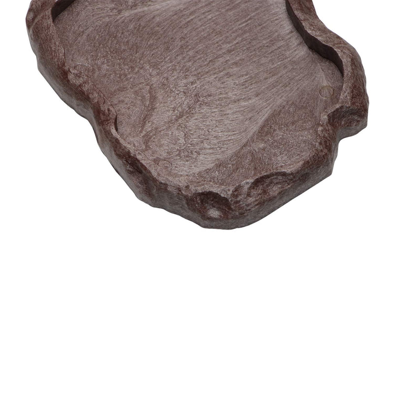 Wontee Reptile Food Water Dish Leopard Gecko Resin Feeder Bowl for Lizard Chameleon Iguana Bearded Dragon Ball Python Hermit Crab Turtle Tortoise Brown - BeesActive Australia