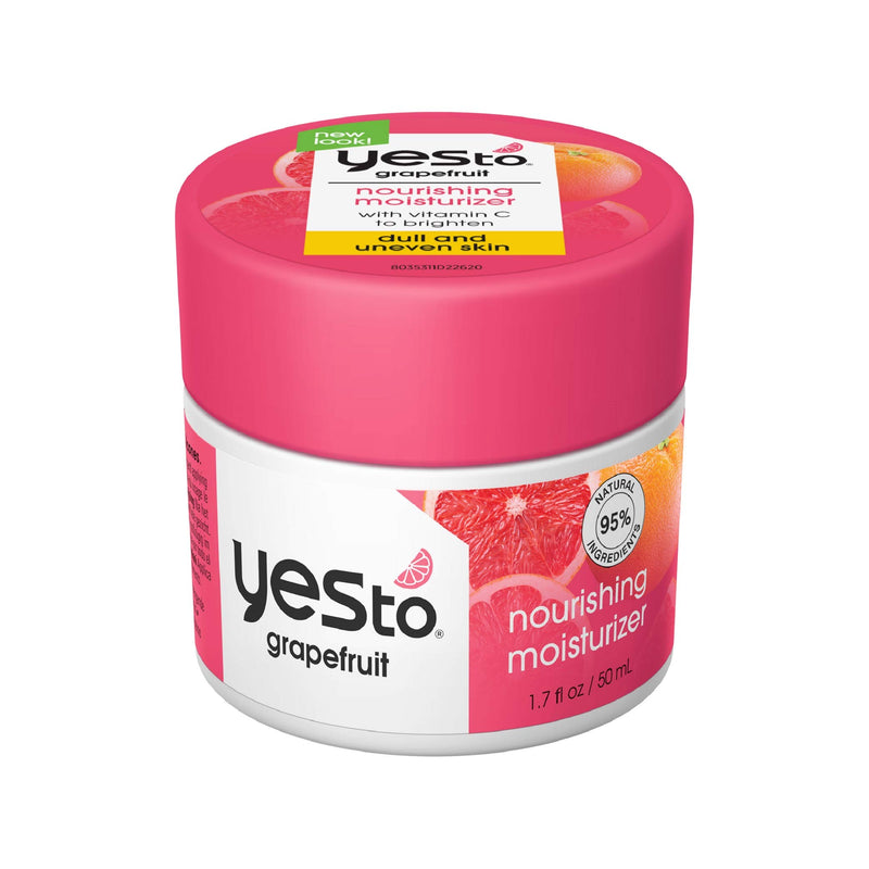 Yes To Grapefruit Brightening Vitamin C Nourishing Moisturizer 1.7 Fl Oz I Dull & Uneven Skin I Moisturize & Replenish Skin I Coconut Oil + Shea Butter + Cocoa Butter I 95% Natural Ingredients - BeesActive Australia