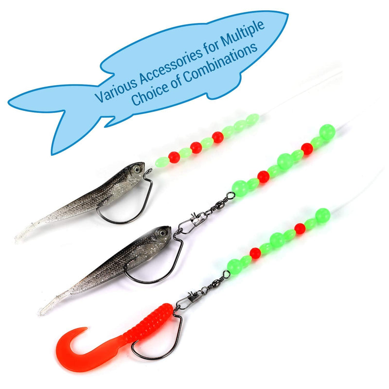 Dr.meter Fishing Pliers+Fishing Gripper+Fishing Gloves+204pcs Fishing Accessories - BeesActive Australia